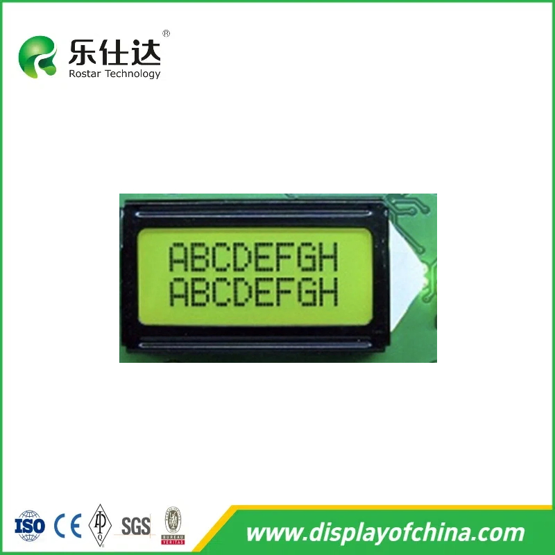 LCD 0802 Small-Size LCD 8X2 Character Module LCM Module COB Screen Display