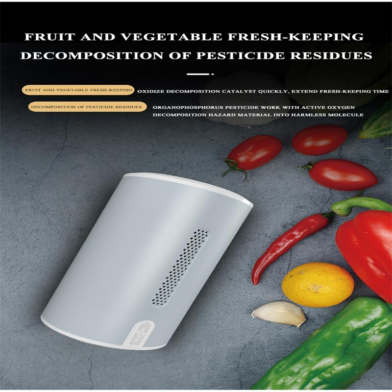 Button Design One-Click Purifier Ozone Sterilized Air Purifier for Home or Car