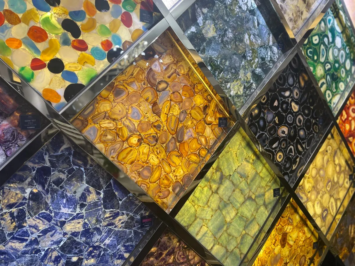 Natural Semi Precious Stone Interiors/ Indoor Floor/Wall Background/Slabs/Tiles/Countertop/Bar/Vanity/Table/Island