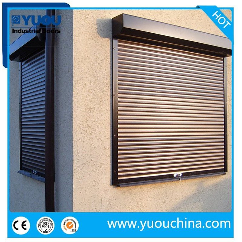 White Outdoor Installed Aluminium Window Roller Shutter