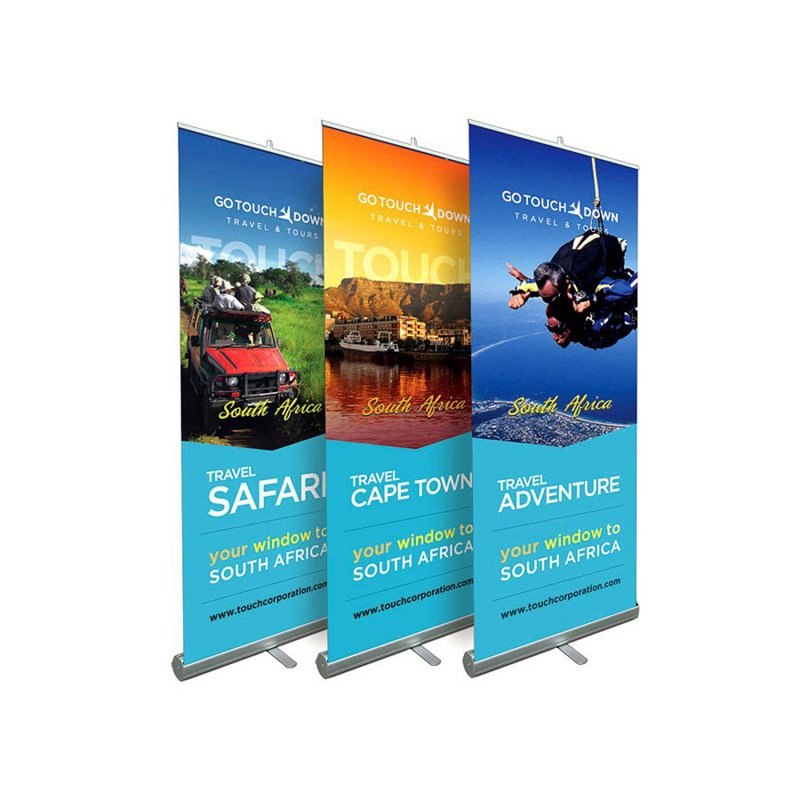 Customized Standard Retractable Outdoor Custom Aluminum Display Advertising Banners Banner Rollup Banner