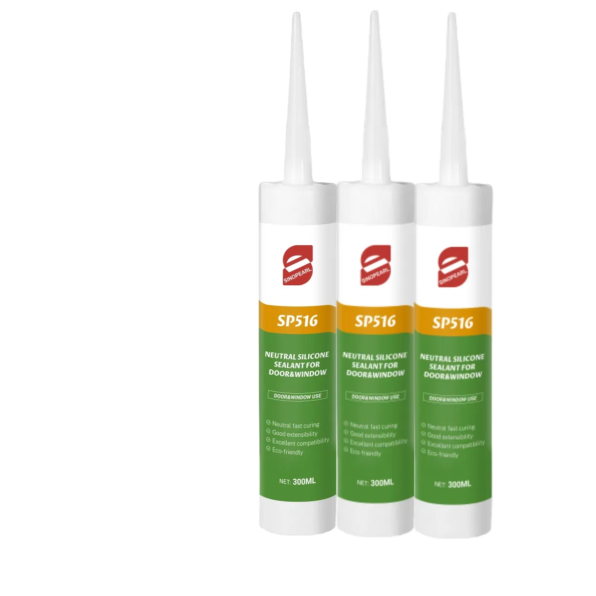 Sp516 Silicone Sealant Neutral Silicone Glue Gp Aluminum Wood Window Door Frame Glue Kitchen RTV Silicone Adhesive