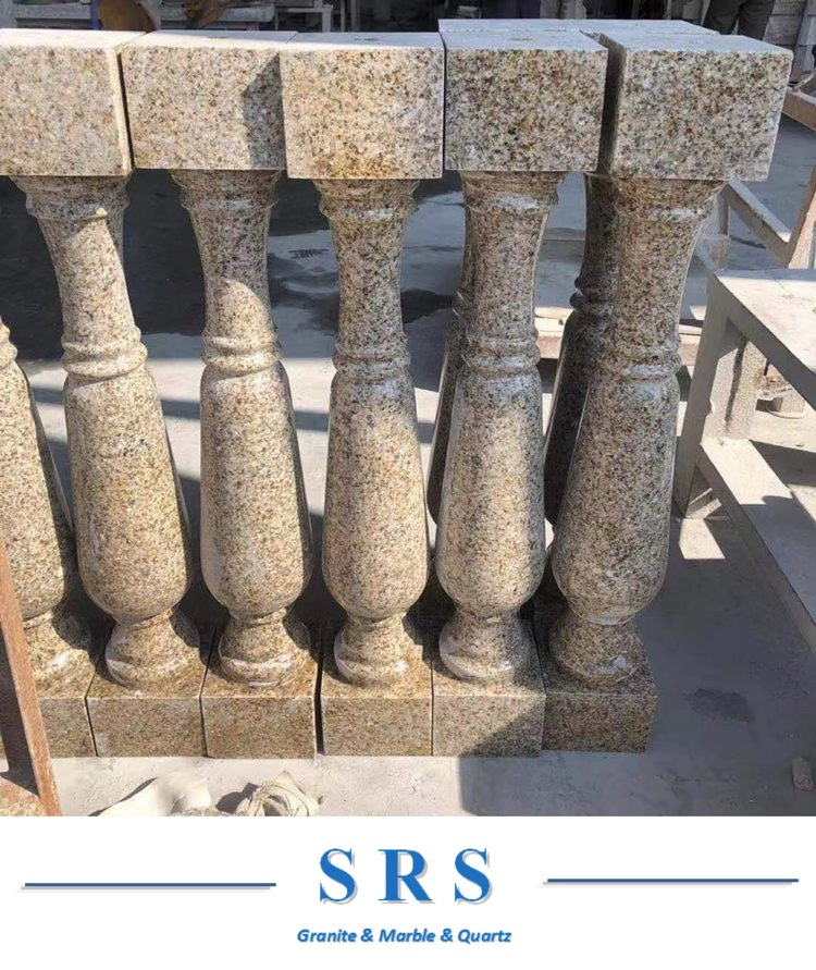 Granite Stair Baluster with Railing Handrail