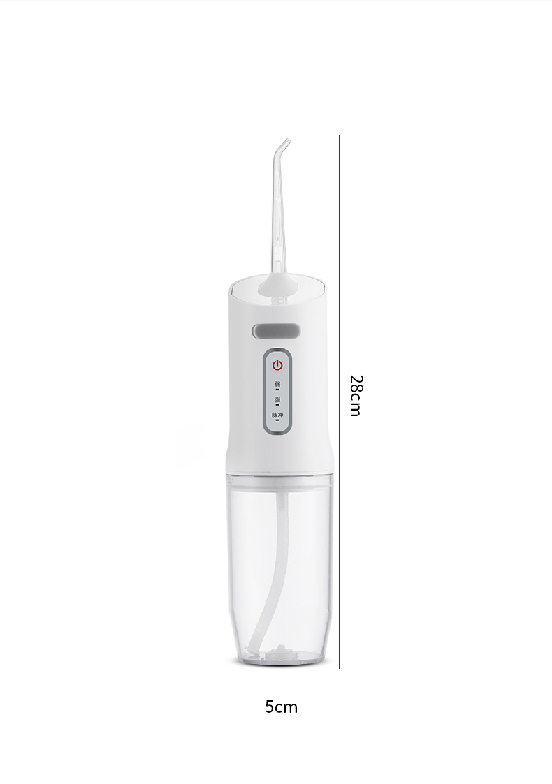 Portable 210ml 3 Modes USB Charging Oral Cordless Irrigator Water Jet Tooth Cleaner Dental Flosser
