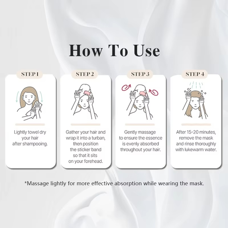 Кокосовая паровая маска-шапочка для волос