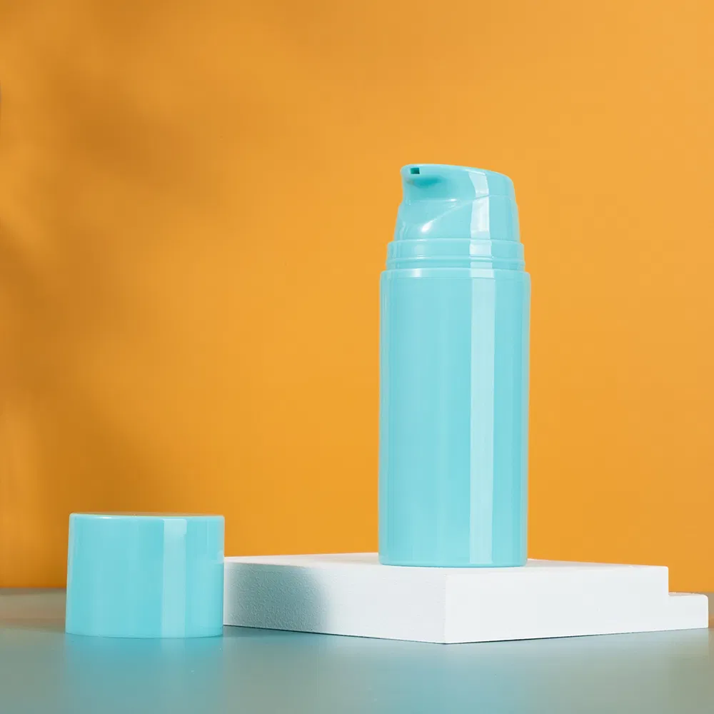 Factory 15ml 50ml 100ml ABS PP Cosmetic Vacuum Replaceable Liquid 4oz White Airless Pump Bottle Sets