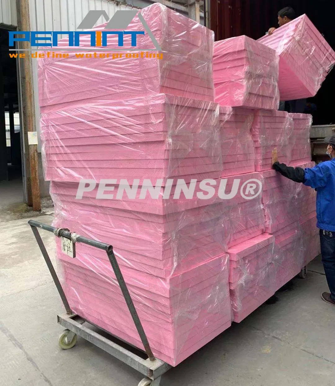 Colorful Plain/Grooving Type XPS Foam Insulation Board for Construction