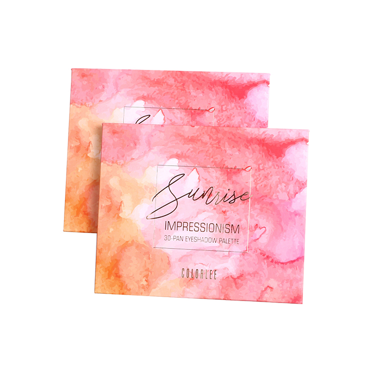 New Design Private Label Eye Shadow Palette High Pigment Summer Colors Palette 30 Colors Eyeshadow Palette