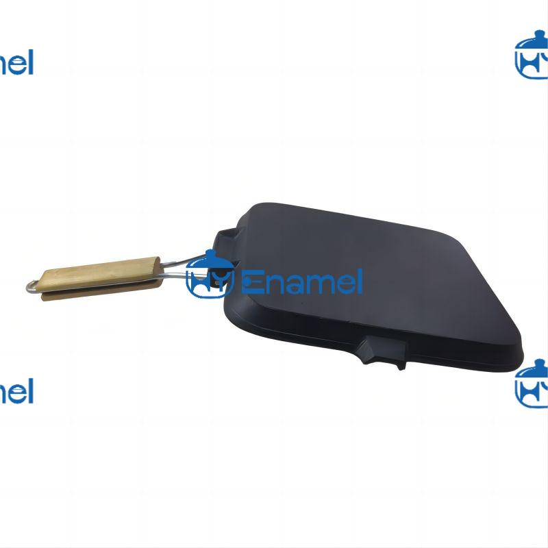 Folding Handles Cast Iron Grill Pan