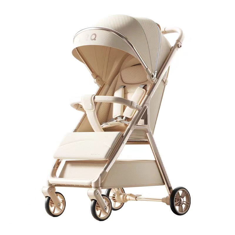 High Landscape Lightweight Baby Stroller/PU Wheel/Portable and Easy to Fold