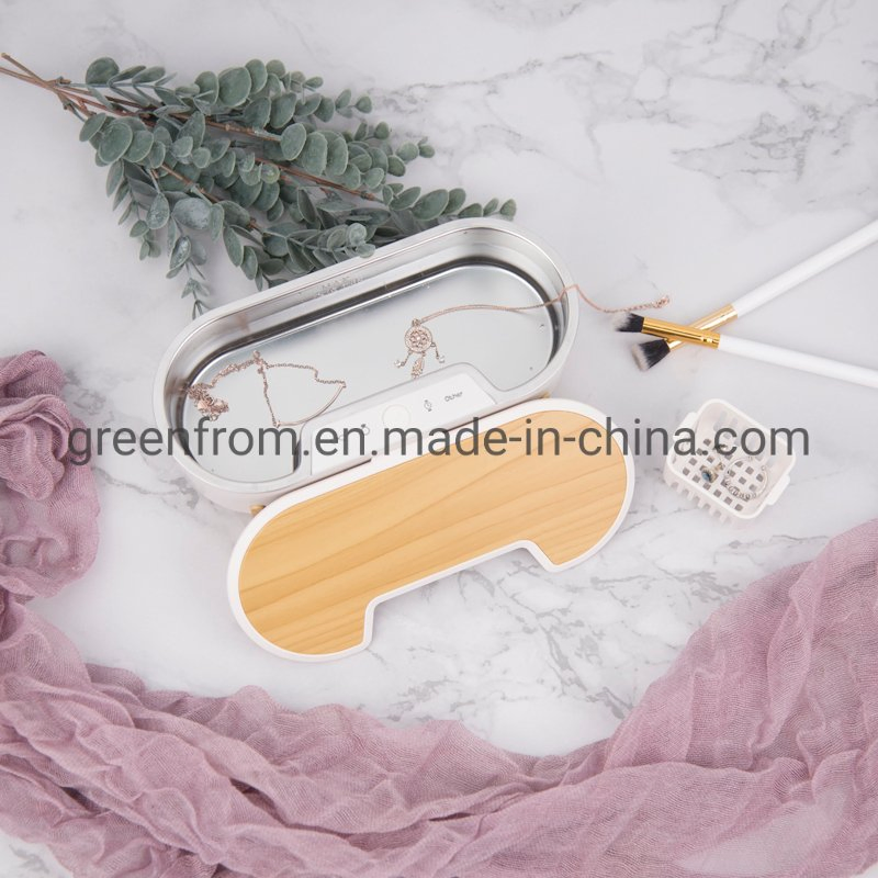 Portable Ultrasonic Cleaning Machine Jewelry Cleaner Eyeglasses Lenses Watches Dentures Mini Washing Machine