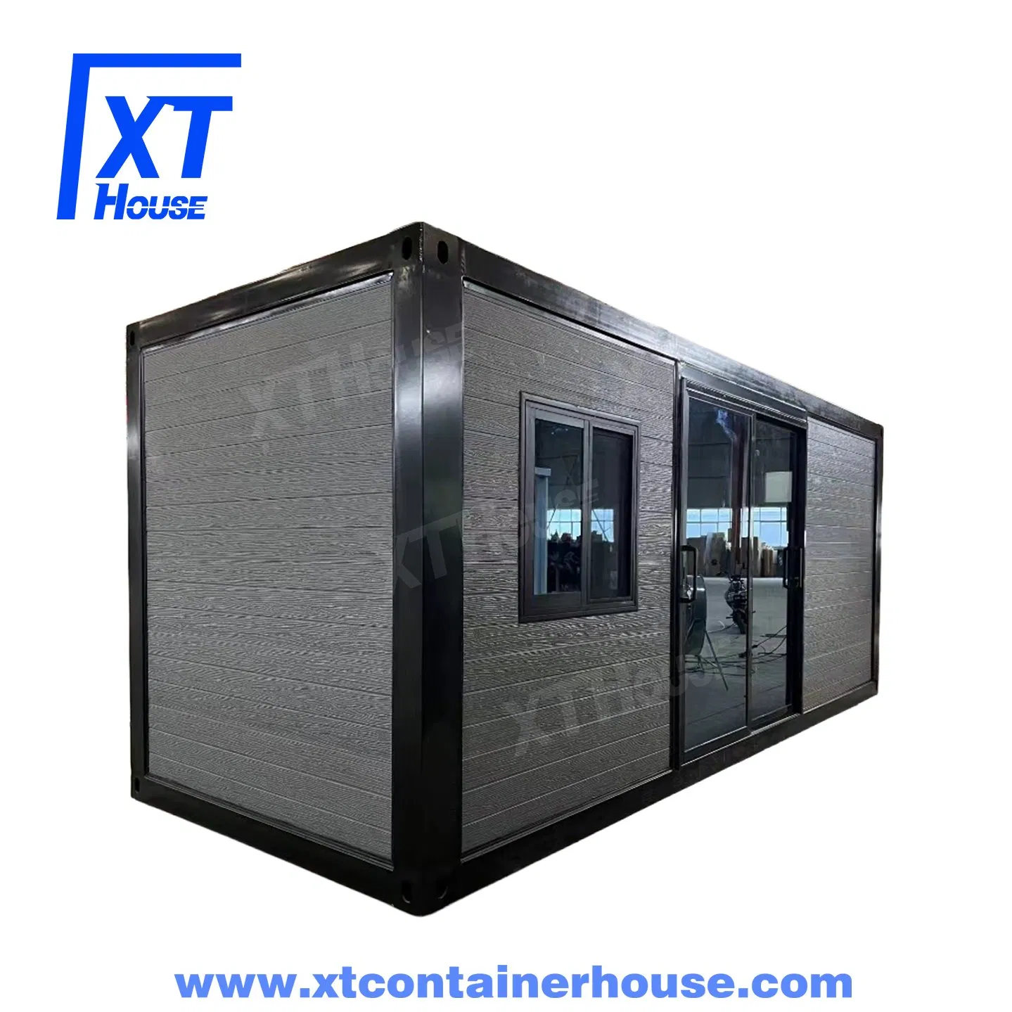 Xt Factory Hot Sale 20FT Flat Pack Folding Container House Buildings with High Quality Galvanized Steel Frame Temporary Offices Labor House Mobile Homes Hotel