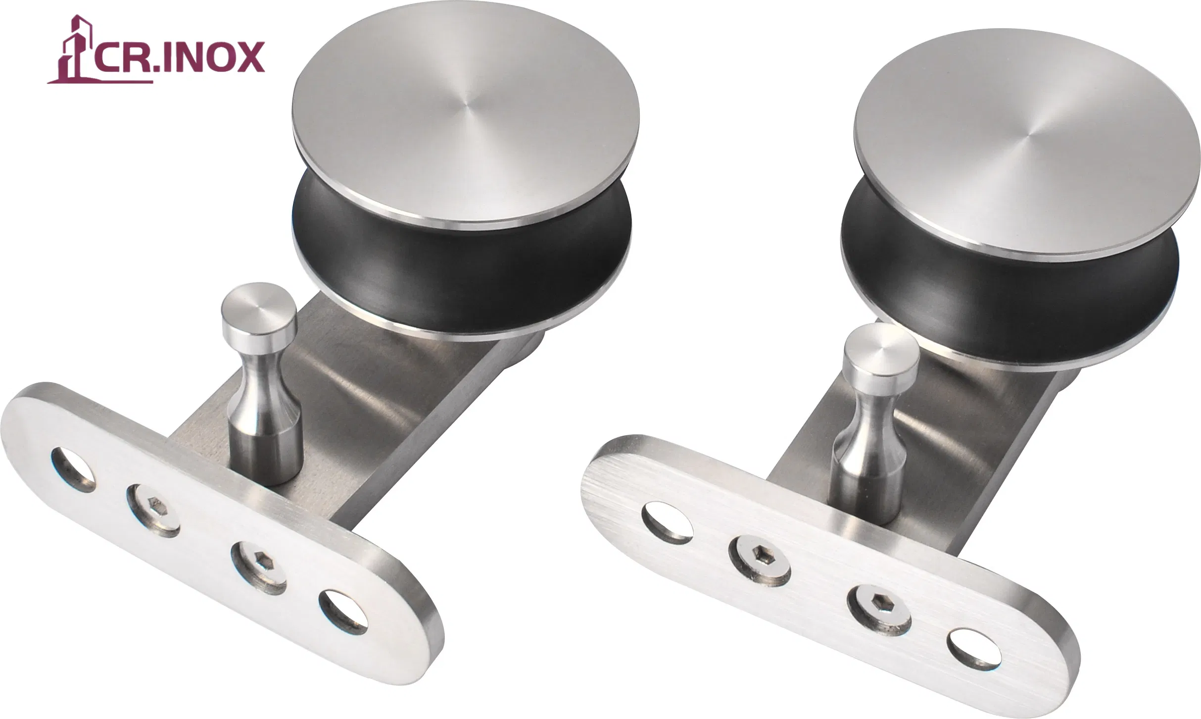 Stainless Steel Shower Glass Sliding Door Fitting Hardware Wooden Door Fitting