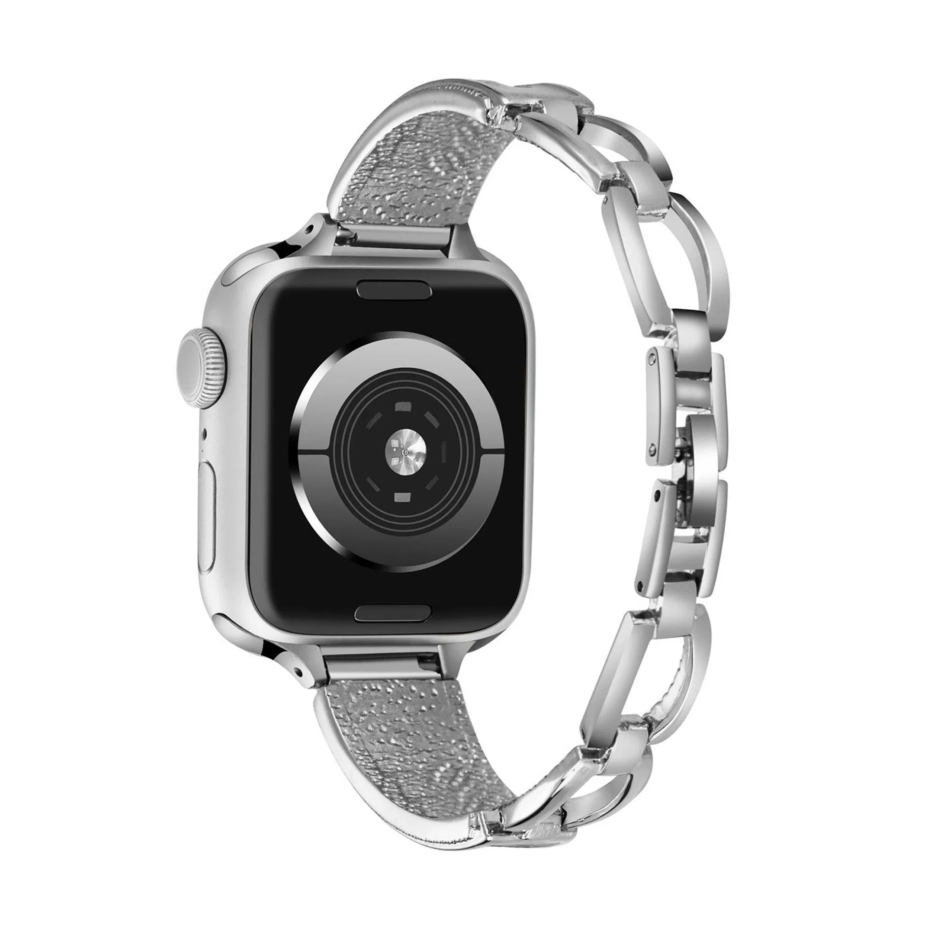 Stainless Steel Metal Link Chain Smart iWatch Strap for Apple