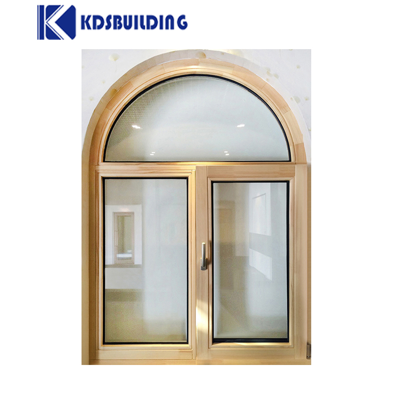  German Style Soundproof Standard Size Glass Wooden Custom Wood Tilt and Turn Windows