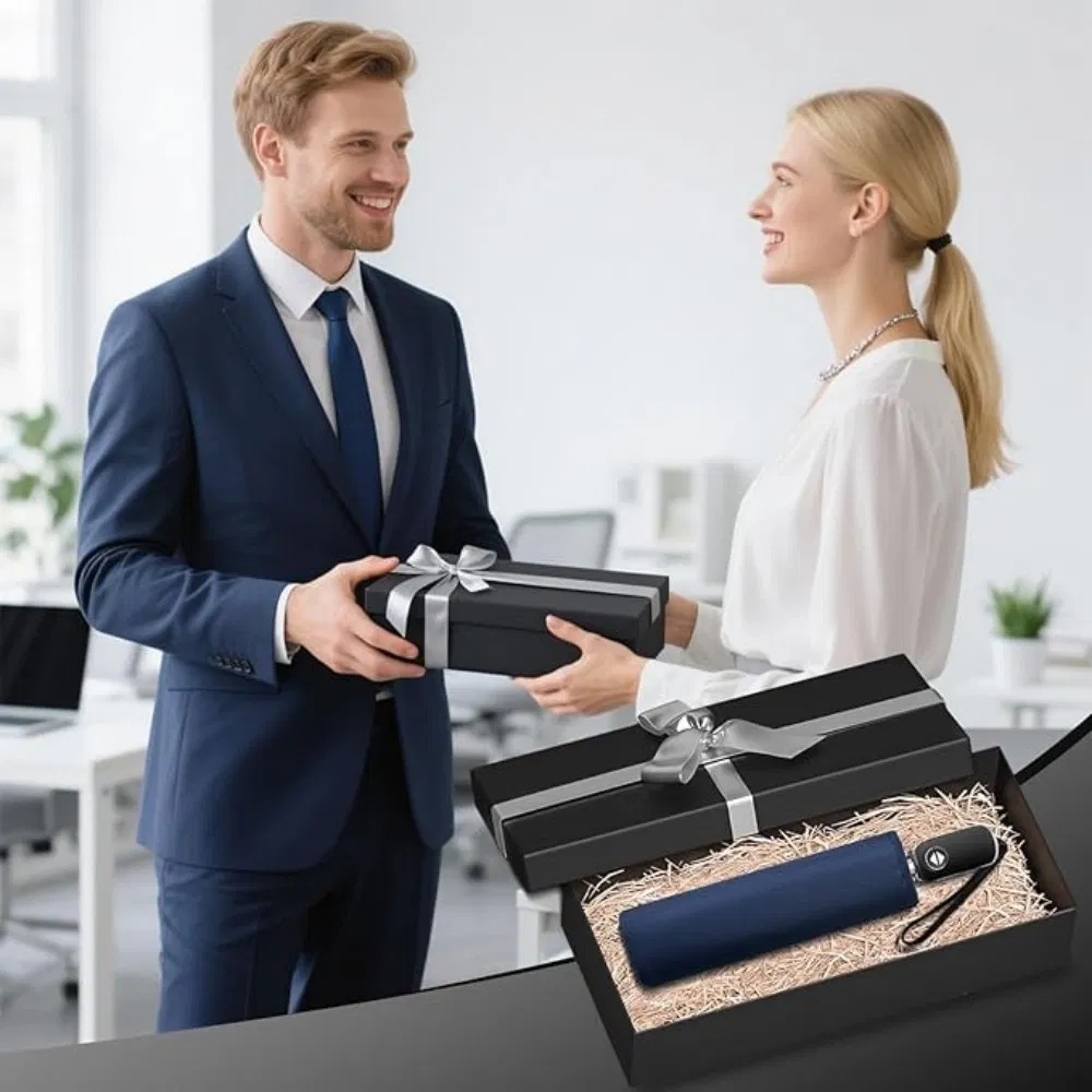 Автоматический зонт-трость компактный складной