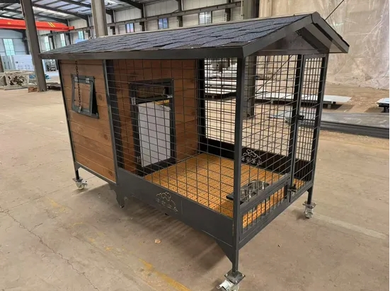 Weather-Resistant All-Size Solid Wood Dog House