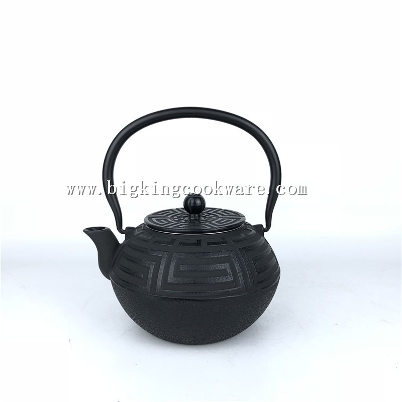 China Factory Cast Iron Red Tea Kettle Tetsubin/Teapot