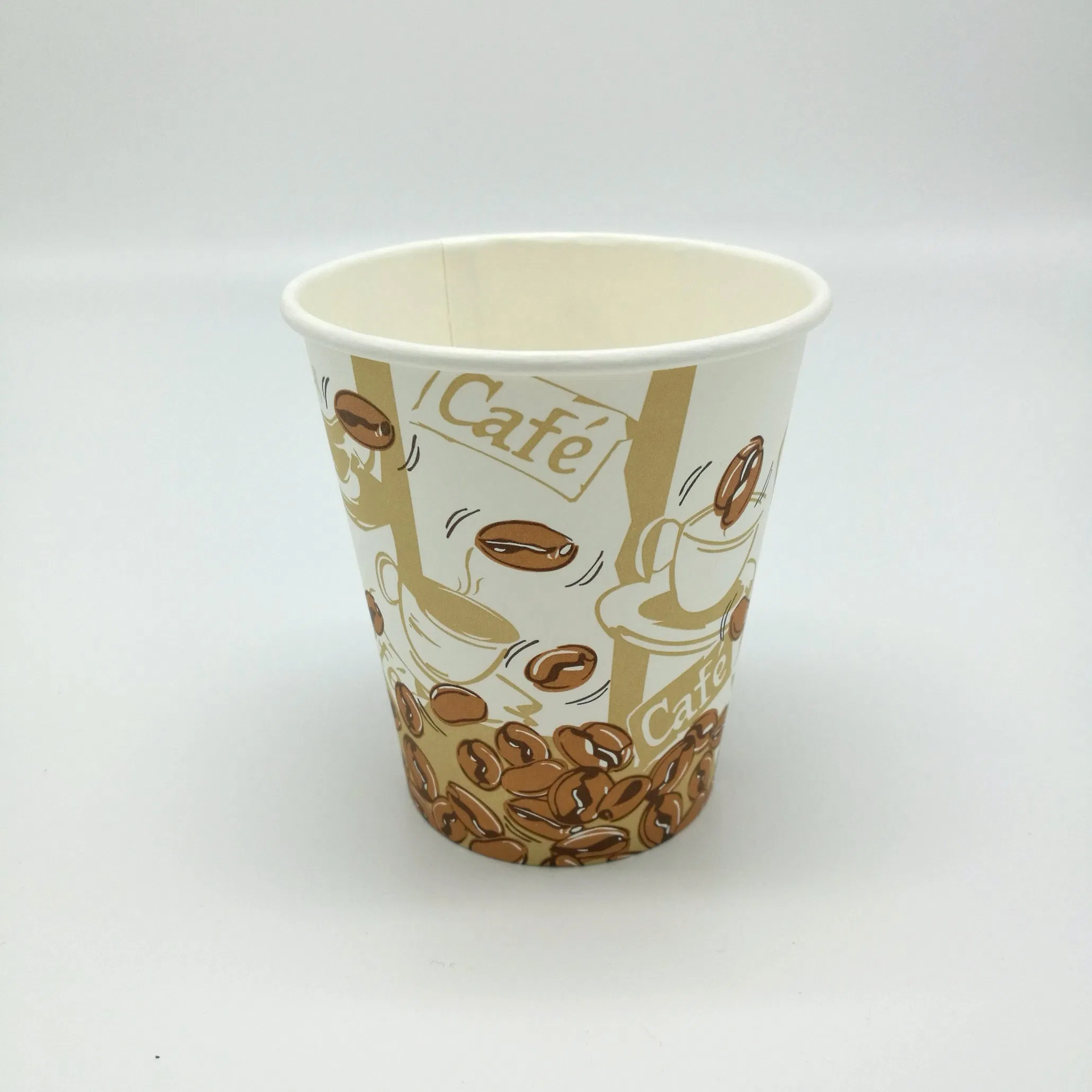 Бумажный стаканчик для кофе 8oz с флексопечатью