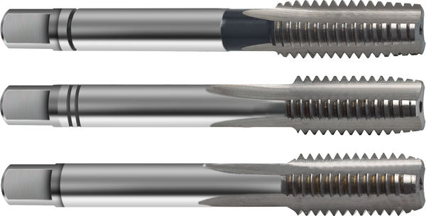 Набор ручных метчиков HSS DIN 352, 3 шт.