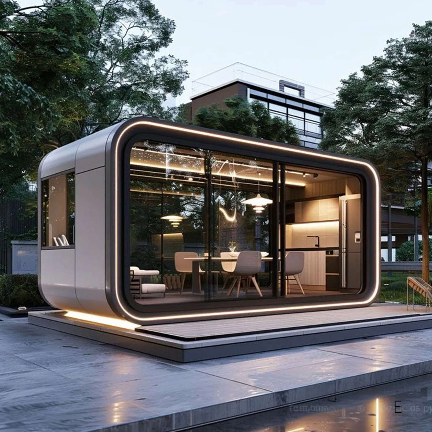 Good Sale Prefab House Apple Cabin Luxury Hotel Cabin Customized Detachable Office Pod Apple Homes