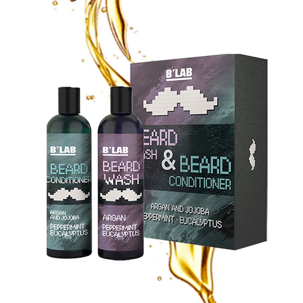 Custom Label Beard Care Kit Beard Grooming Oil Shaving Cream Body Wash