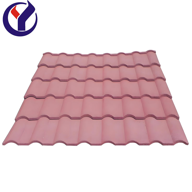 Металлочерепица с каменной крошкой, цветная