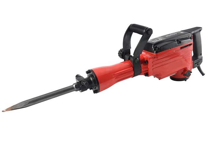 Отбойный молоток 65мм 1500Вт с плоским буром