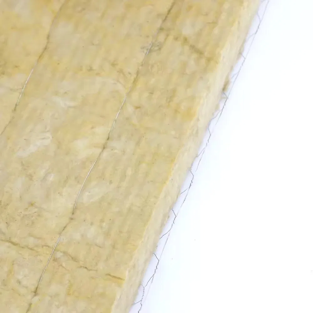 Chinese Manufacture of Fire Retardant Insulation Rockwool Rock Wool Blanket/Roll 40-200kg/M3, 1000mm Length