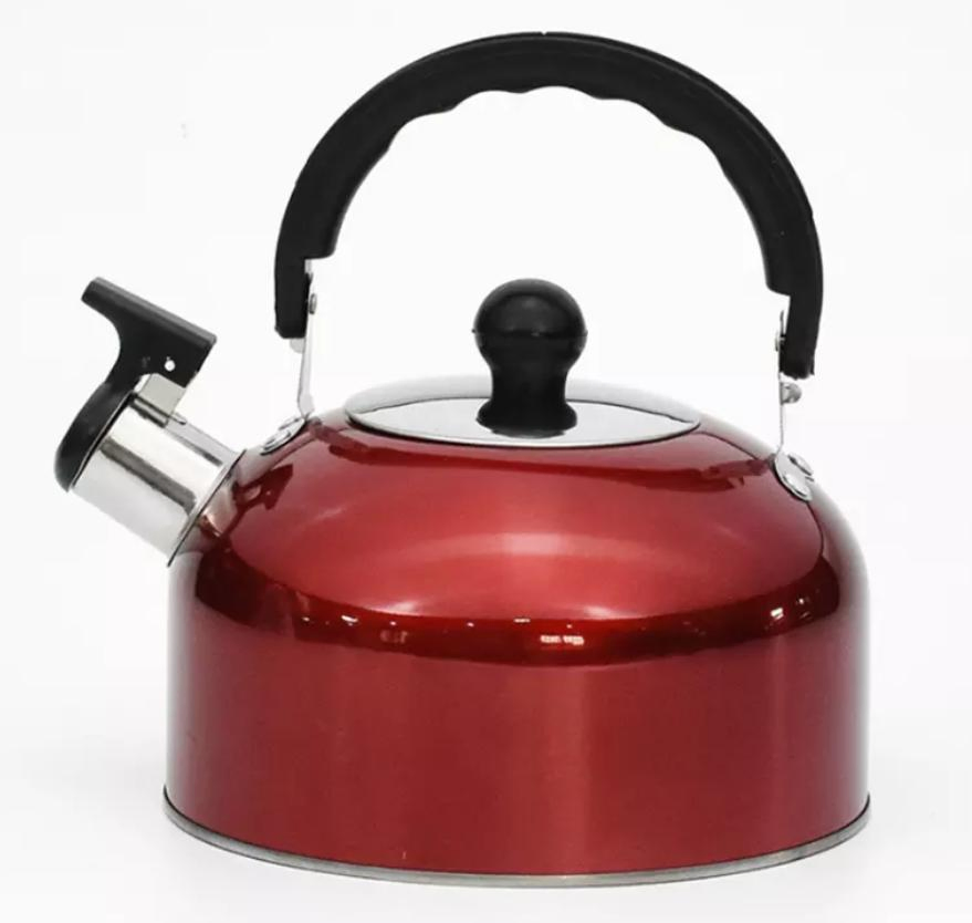 Custom Logo Stainless Steel Water Heater Stove Top Tea Whistling Kettle