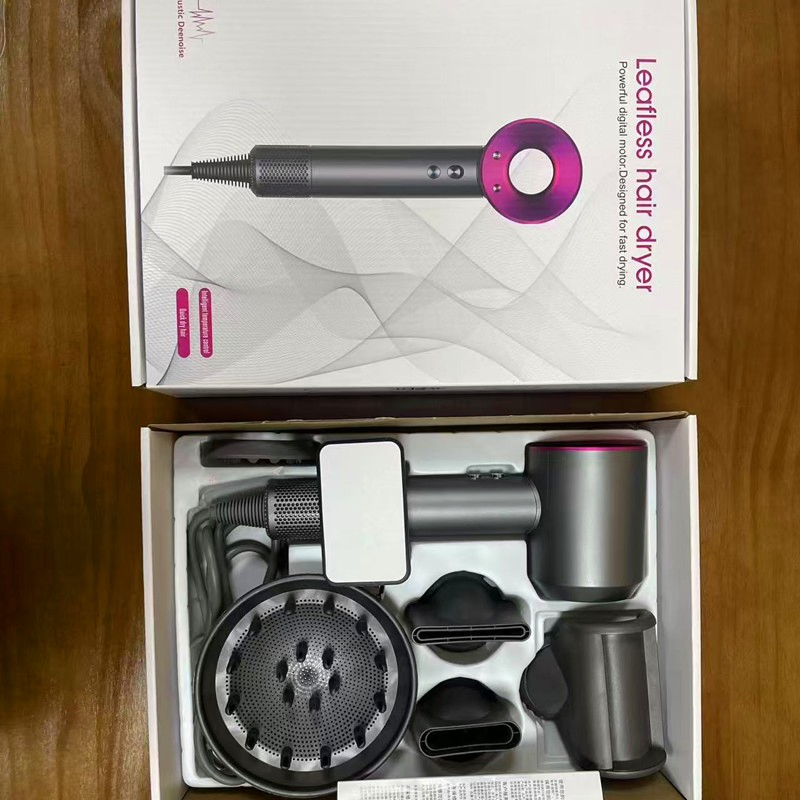 Metal Hair Dryer Wall Mounted Storage Rack Suitable for Supersonic Hair Dryer