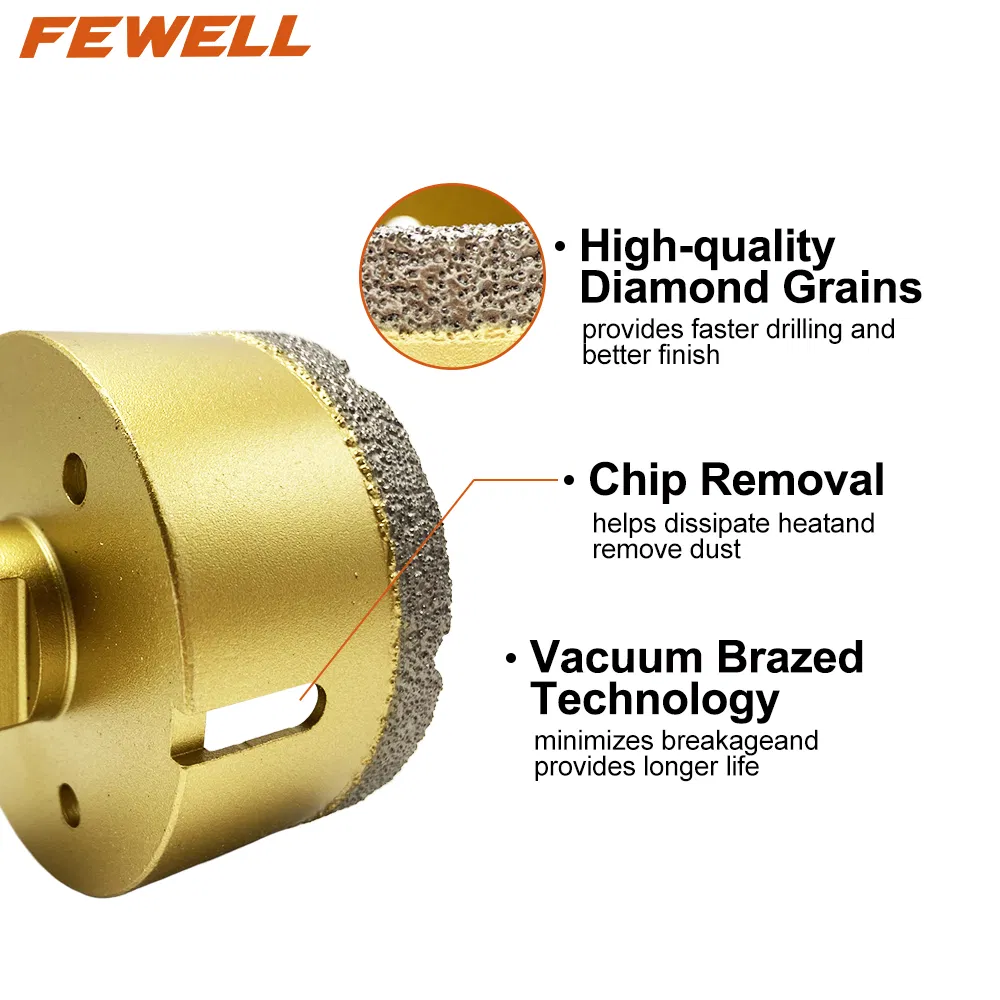 Алмазная вакуумная коронка для сверления