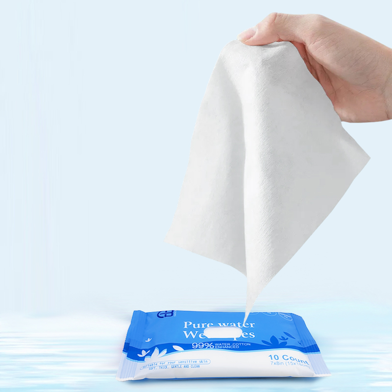 Wholesale super soft pure water hand and mouth cleaning wet wipes