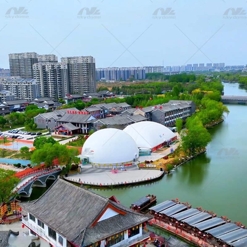Fast-Installation Air Dome for Cinema & Entertainment Center for Tourist Site