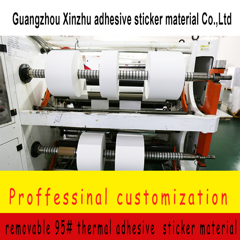 Removable Adhesive 95# Thermal Adhesive Sticker Label Barcode Material Xzrm-100cky