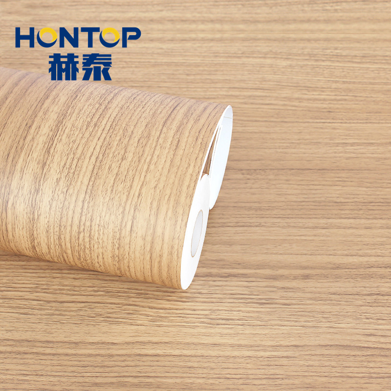 Wood Grain PVC Flooring Waterproof Decorative Film Foil for Living Room Kitchen Home Decor