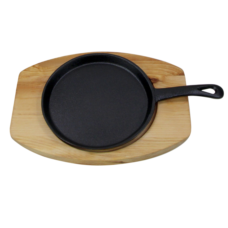 Factory Stock Pre-Season Cast Iron Sizzling Pans for Nice Cooking