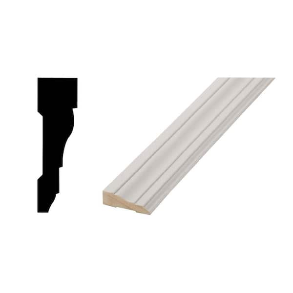 Clamp Molding 11/16 in. D X 2-1/4 in. W X 84 in. L Primed Wood Finger Jointed Door and Window Casing Architrave