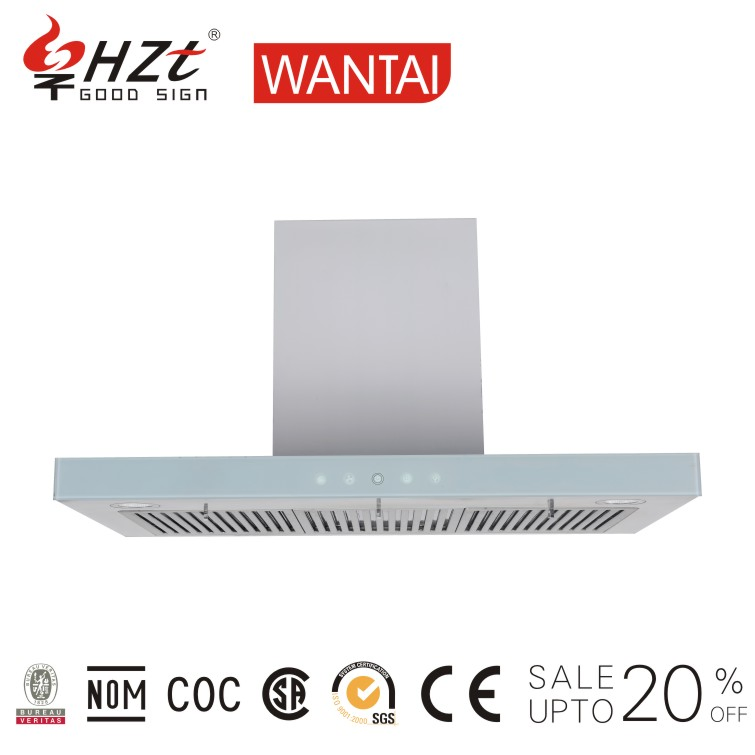 Powerful T-Shape Kitchen Chimney Hood with Copper Motor