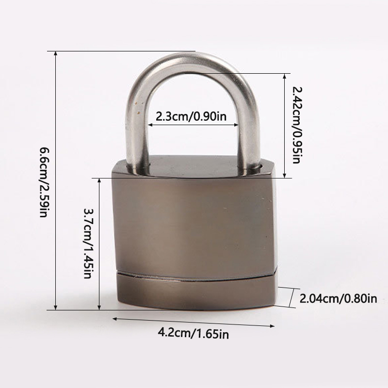 Waterproof Stainless Steel Smart Fingerprint Padlock Used for Outdoor