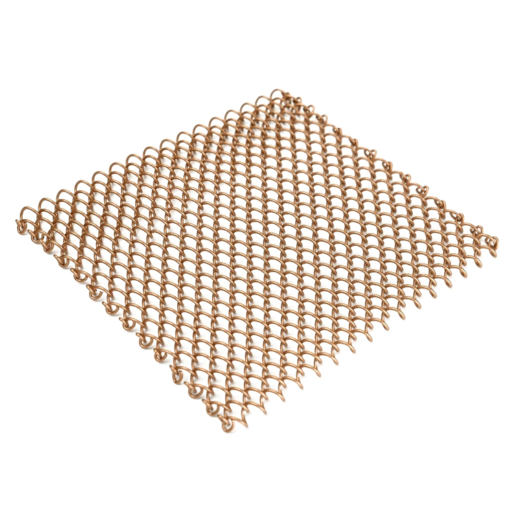 0.8mm to 1.2mm Metal Coil Drapery for Interior Decoration and Curtain