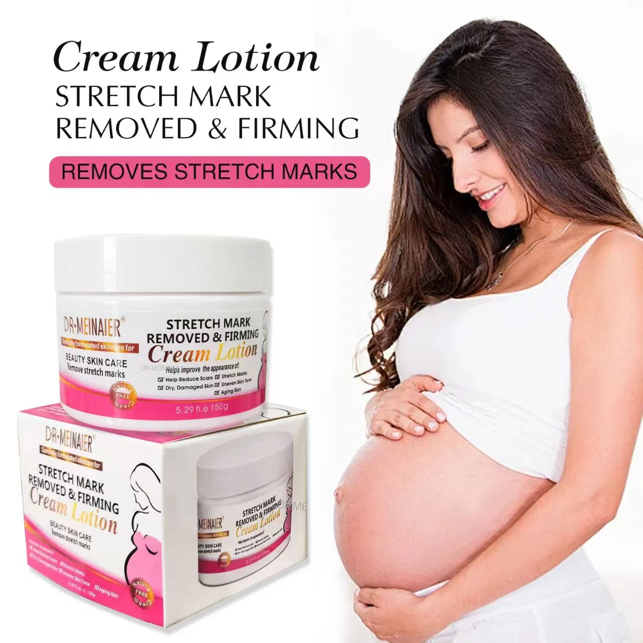 Anti Wrinkle Anti Scars Shea Butter Vc Natural Skin Repair Remove Stretch Mark Cream Pregnancy