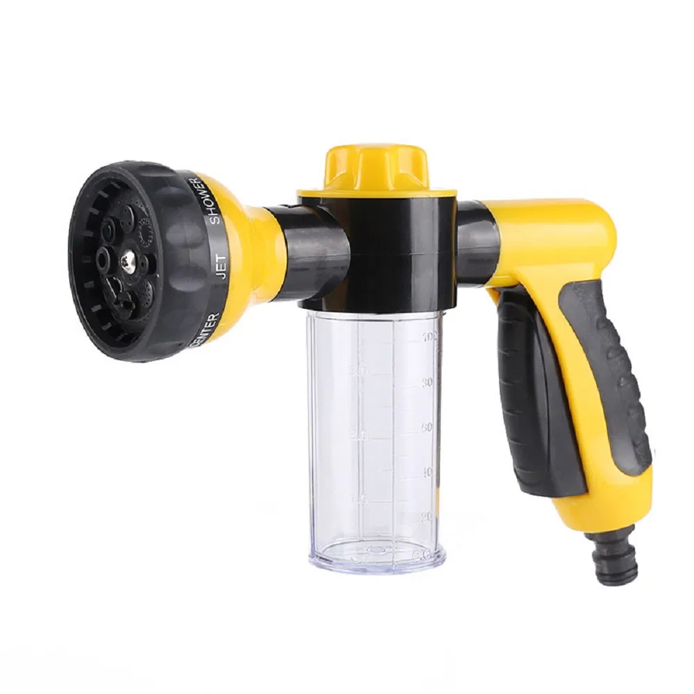 Water Foam Spray Nozzle with Tank and 8 Watering Patterns Wyz18087