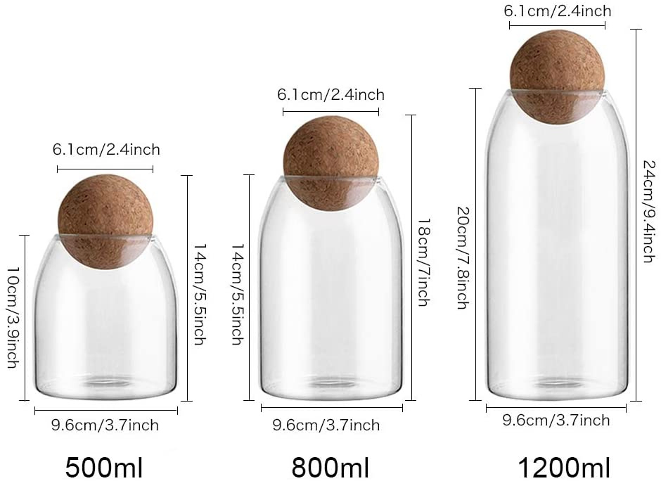 Стеклянная банка 500 мл для хранения и творчества