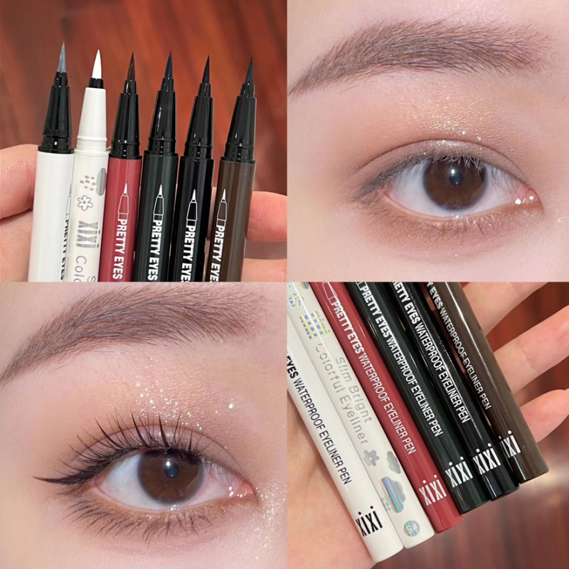 Ep10 Partyqueen Brand Automatic Triangle Rotation Double Eyebrow Pen Wholesale Waterproof Authentic Guaranteed Korean Raw Materials