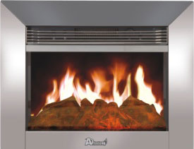 Electrical Fireplace (G01) with Remoter Control or Wireless Control APP.