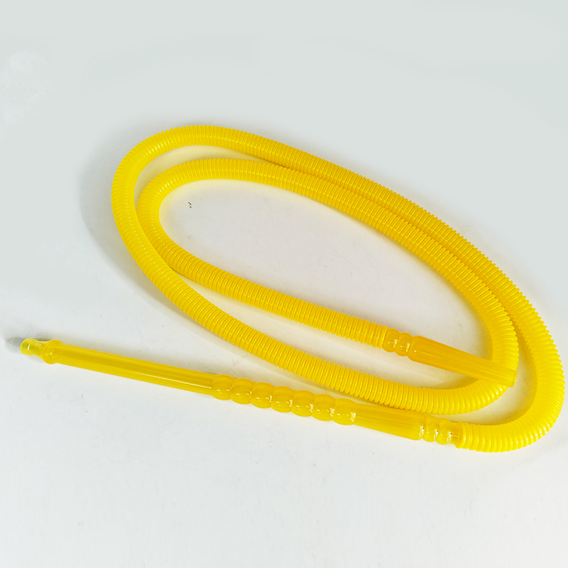 Logo Luxury Plastic One Use Time Smoking Shisha Hookah Plastic Disposable Hose