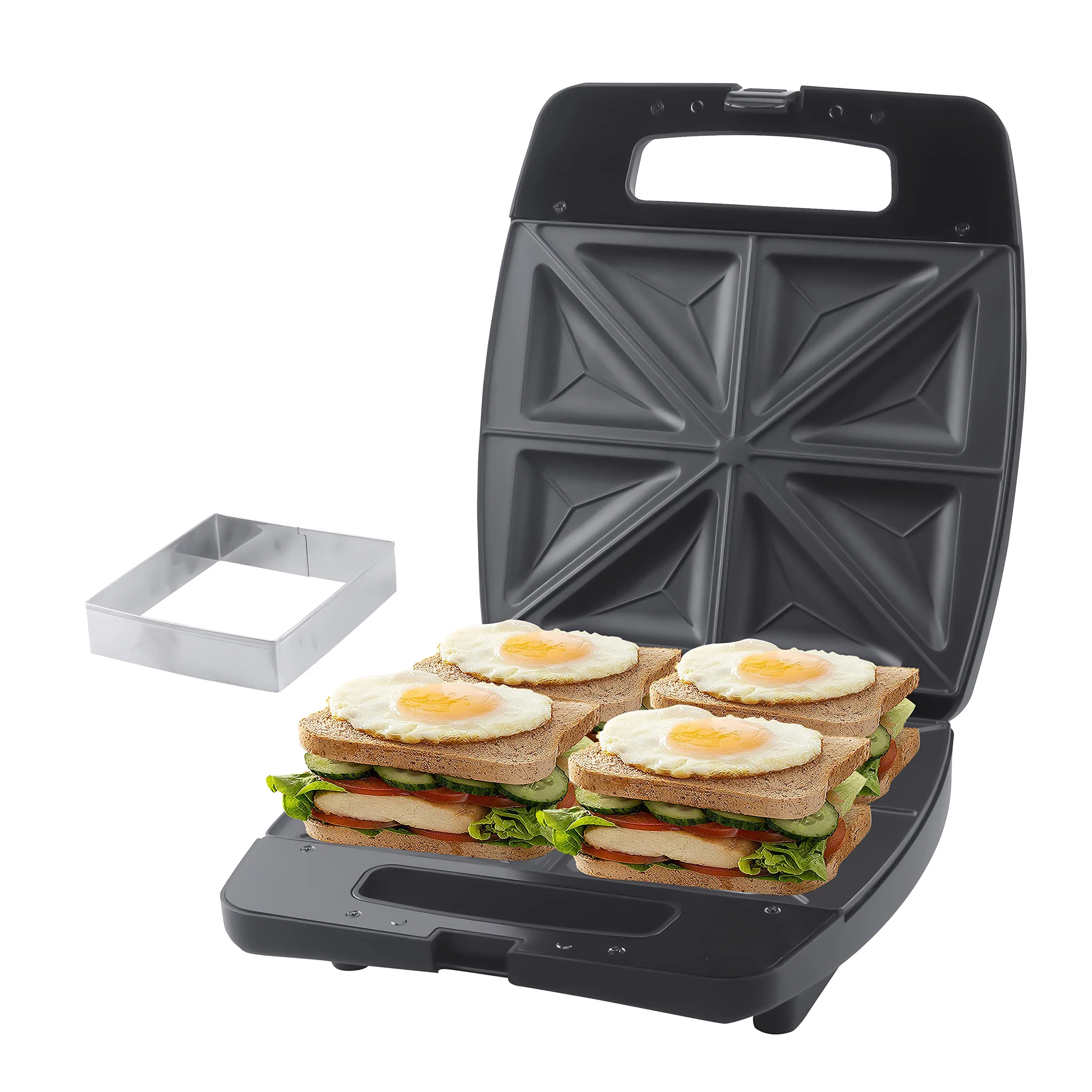 Wholesale Price Non-Stick Surface Cheese Toaster Electric Press Grill Breakfast Sandwich Maker