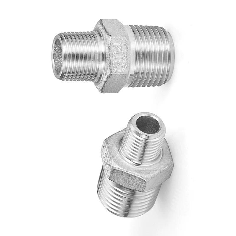 High-Quality 3/4" to 1/2" Male BSPT NPT Reducing Hex Nipple