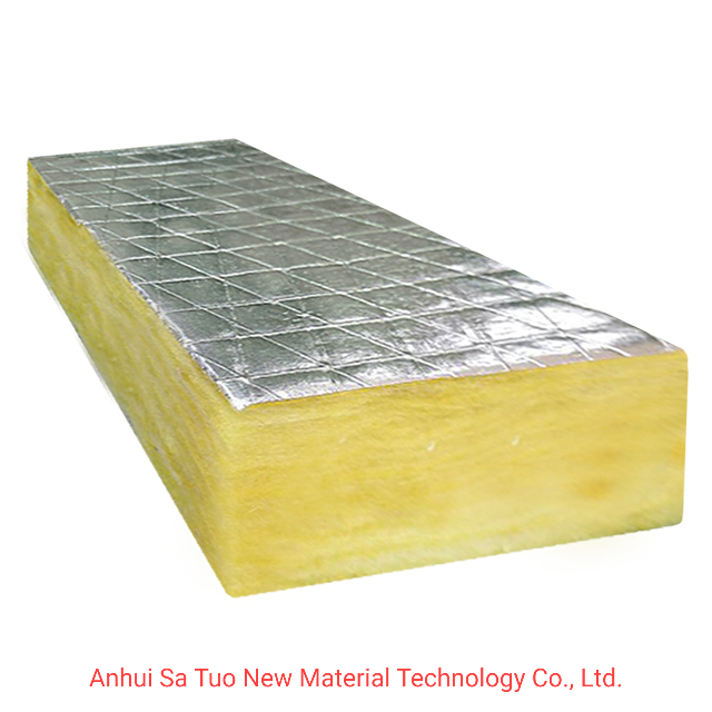 25mm 50mm 75mm Thickness Vacuum Building Roof Blown Fiber Glass Wool Insulation with CE